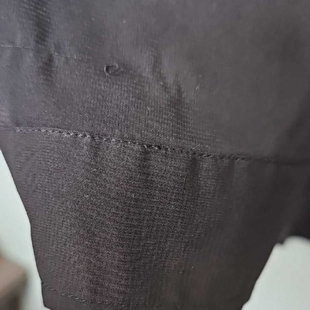 Betabrand Convertible Black Button Down Long Sleeve Collared Work Blouse Medium - Picture 8 of 10